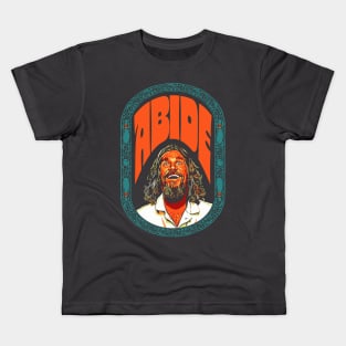 Abide - The Dude Lebowski Vintage Dream Sequence Bowling Design Kids T-Shirt